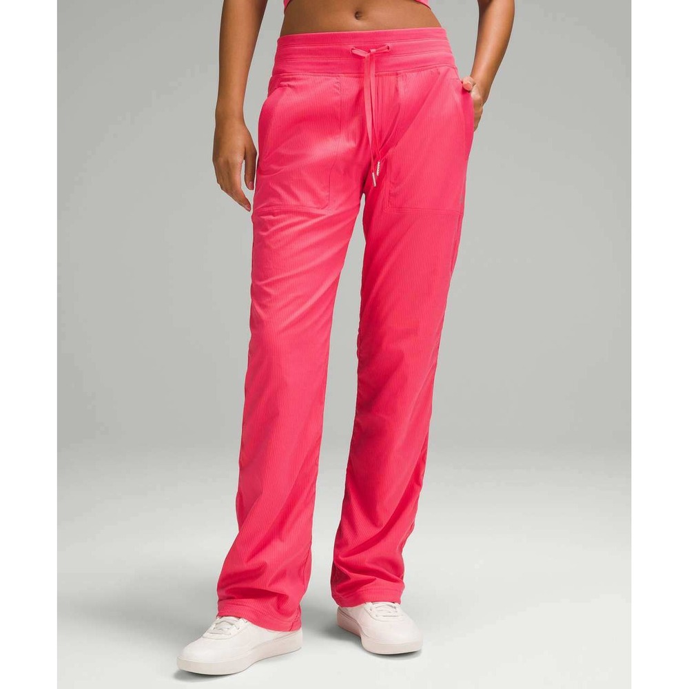 Lululemon 14 Dance Studio Mid Rise Lined Pant Regular Glaze Pink Athletica Sport